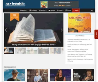 Movieguide.org(Movie Reviews for Christians) Screenshot