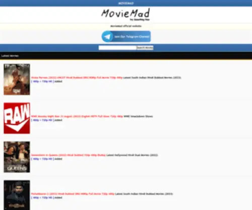 Moviemad.sydney(MovieMad official website) Screenshot