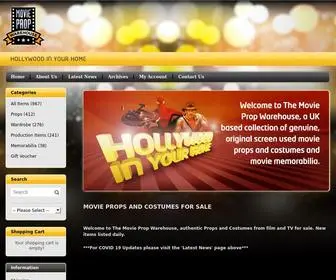 Moviepropwarehouse.com(Props) Screenshot