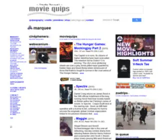 Moviequips.ca(Your best online movie reviews) Screenshot