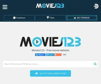 Movies123.pics(Watch Movies Online for Free in HD) Screenshot