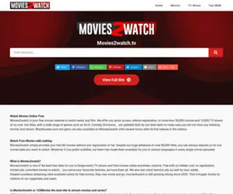 Movies2Watch.tv(Watch TV Shows Online free) Screenshot