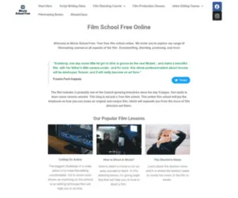 Movieschoolfree.com(Online Film School) Screenshot