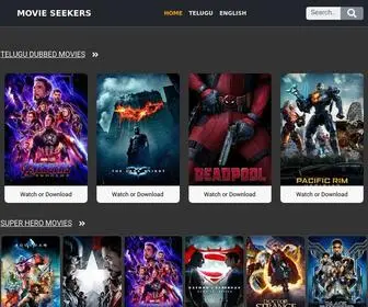 Movieseekrs.com(Movieseekrs) Screenshot