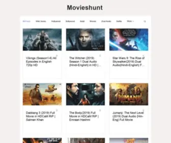 Movieshunt.net(Free Download Hollywood) Screenshot