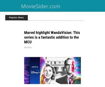 Moviesider.com(The Movie Insider) Screenshot