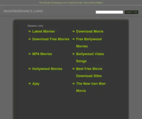 Moviesloverz.com(Moviesloverz) Screenshot