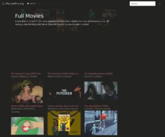 Moviespro.org(Watch Full Movies for Free at) Screenshot