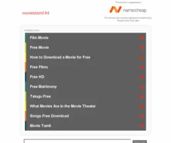 Moviestamil.ltd(Domain Default page) Screenshot