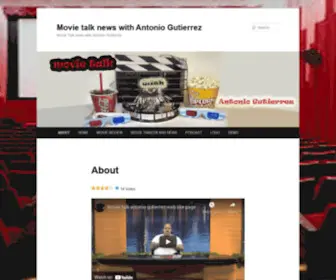 Movietalkwithantoniogutierrez.com(Movie talk news with Antonio Gutierrez) Screenshot