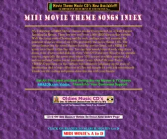 Moviethemes.net(The MIDI Movie Theme Songs) Screenshot