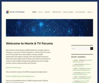 MovietvForums.com(movietvforums) Screenshot