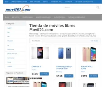 Movil21.com(Ofertas Moviles Libres) Screenshot