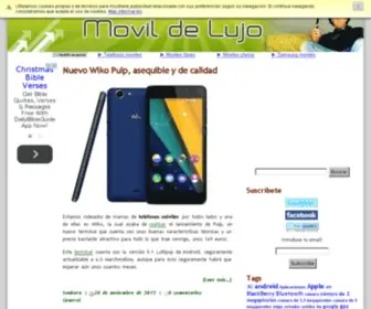 Movildelujo.com(Telefonos Moviles en Movil de Lujo) Screenshot