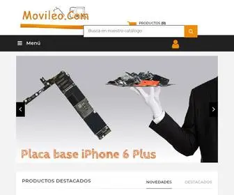 Movileo.com(Tienda de Repuestos para Móviles) Screenshot