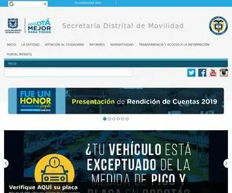 Movilidadbogota.gov.co(Secretar) Screenshot