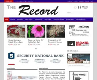 Movillerecord.com(The Record) Screenshot