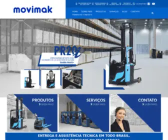 Movimak.com.br(Empilhadeiras e Paleteiras Paletrans) Screenshot