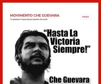 Movimentocheguevara.it(Canzone Comandante Che Guevara) Screenshot