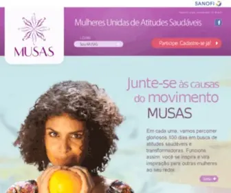 Movimentomusas.com.br(Musas) Screenshot