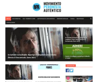 Movimientoperonistaautentico.com.ar(Movimiento) Screenshot