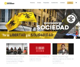 Movimientosociedad.cl(Movimiento Sociedad) Screenshot