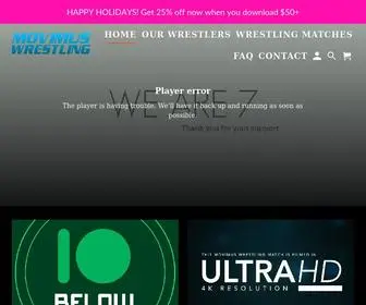 Movimuswrestling.com(Movimus Wrestling) Screenshot