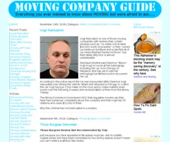 Moving-Company-Guide.com(An independent consumer guide to choosing a moving company) Screenshot