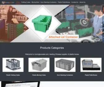 Movingboxsale.com(Moving Bins For Sale) Screenshot