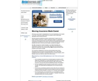 Movinginsurance.com(Moving Insurance) Screenshot