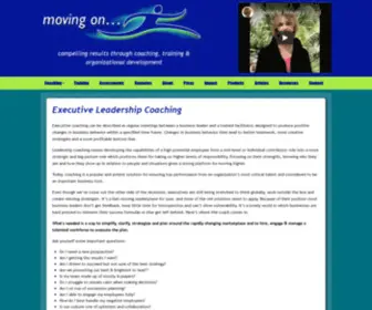 Movingon.net(Executive Leadership Results Business Coaching with Judy Irving) Screenshot