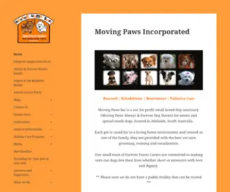 Movingpaws.org.au(Moving Paws Incorporated) Screenshot