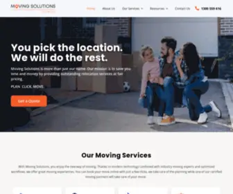 Movingsolutions.com.au(Professional Moving & Packing Services) Screenshot