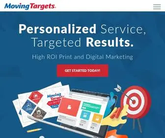 Movingtargets.com(Print and Digital Marketing for Small Business) Screenshot