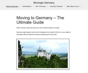 Movingto-Germany.com(Movingto Germany) Screenshot