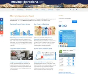 Movingtobarcelona.com(Moving to Barcelona) Screenshot