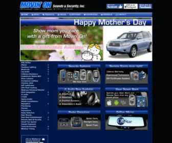 Movinon.com(Movin' On Sounds & Security of Long Island) Screenshot