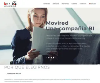 Movired.com(Una compañía BI) Screenshot