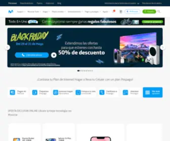 Movistar.com.co(Internet Hogar Fibra Óptica) Screenshot