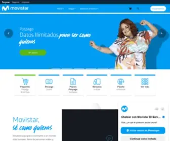 Movistar.com.sv(Telefonía) Screenshot