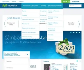 Movistar.mx(México) Screenshot