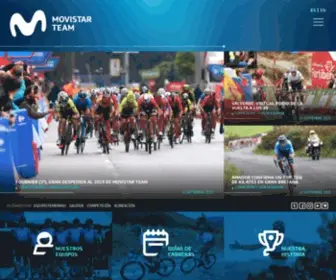 Movistarteam.com(Movistar Team) Screenshot