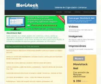 Movistock.com.ar(Programas de Facturación Movistock) Screenshot