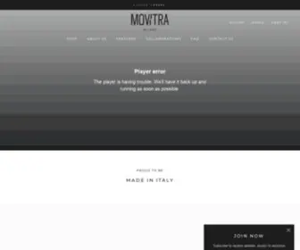 Movitra.it(Italian handmade Spectacles) Screenshot