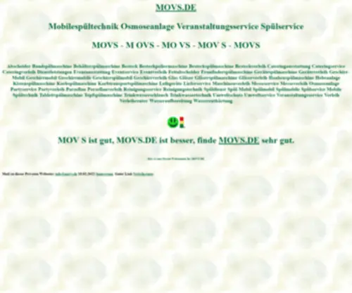 Movs.de(Mobilespültechnik) Screenshot