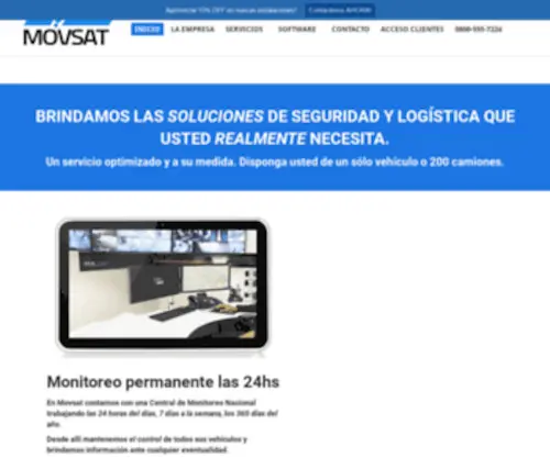 Movsat.com.ar(Soluciones Tecnológicas) Screenshot