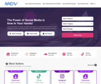 Movsmm.com(MOV Social Media Marketing) Screenshot