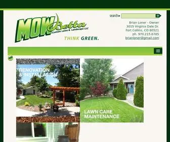 Mowbettalandscape.com(MowBetta Custom Lawn and Landscape) Screenshot