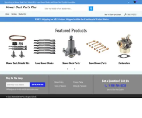 Mowerdeckpartsplus.com(Mower Deck Parts Plus) Screenshot