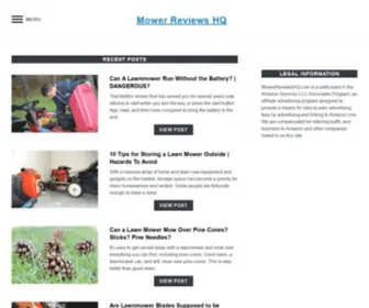 Mowerreviewshq.com(Honest Expert Reviews) Screenshot
